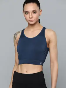 HRX by Hrithik Roshan Non-Wired Lightly Padded Seamless Yoga Bra HRX-AW20-SK-3709