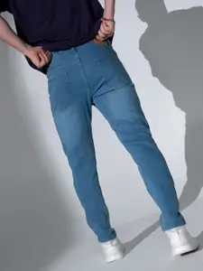 Hubberholme Men Blue Slim Fit Mid-Rise Clean Look Stretchable Jeans