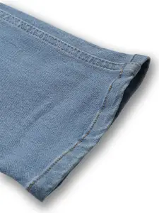 Hubberholme Men Blue Slim Fit Mid-Rise Clean Look Stretchable Jeans