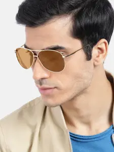 Carlton London Men Polarised Aviator Sunglasses 26941-C6