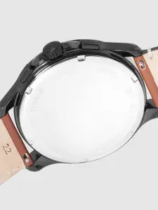 Fossil Men Black Monty Analogue Watch FS5639