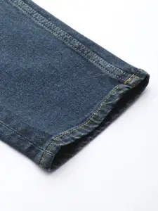 The Roadster Lifestyle Co Men Blue Slim Tapered Fit Mid-Rise Clean Look Stretchable Jeans