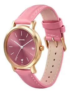 Sonata Women Pink Analogue Watch 8164WL03