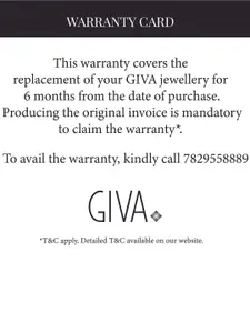 GIVA 925 Silver Coeur Pendant with Box Chain