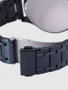 Fossil Men Navy Blue Analogue Watch BQ2403