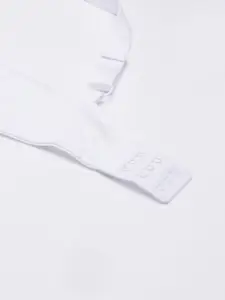 Enamor White Non-Wired Non Padded High Coverage Everyday Tshirt Bra F024