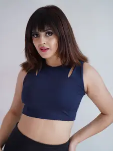 Enamor Padded Wireless Full Coverage In-Built Shelf  Antimicrobial Quick Dry Sports Bra