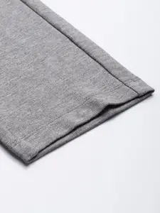 Enamor Women Grey Melange Solid  Slim Fit Relax Lounge Pants