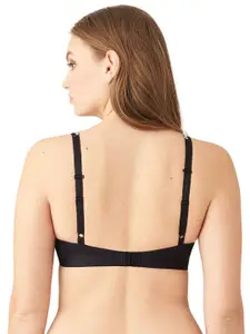 Wacoal Black Lace Medium-Coverage Plunge Bra 852191
