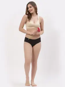 Floret Pack Of 2 Solid Non-Wired Non-Padded Everyday Bra T3061