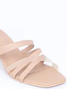 Vishudh Nude-Brown Solid Heels
