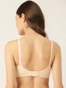 Lady Lyka Nude-Coloured Solid Non-Wired Non Padded T-shirt Bra LIBERTY-04