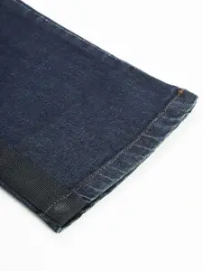 Campus Sutra Men Blue Slim Fit Mid-Rise Highly Distressed Jeans