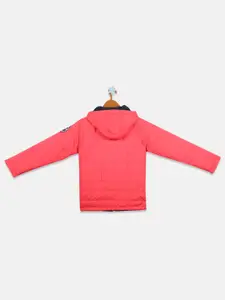 Monte Carlo Boys Navy Blue Solid Cotton Blend Jacket