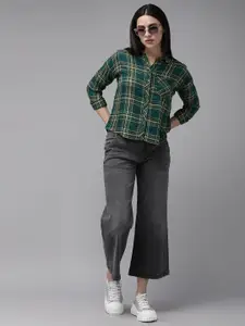 The Roadster Life Co. Women Checked Casual Shirt