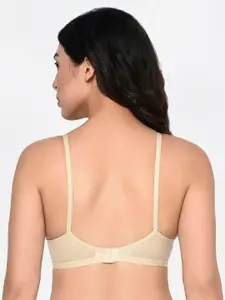Bodycare Black & Beige Solid Non-Wired Non Padded Everyday Bra Pack of 4