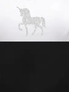 DChica Set of 2 White & Black Printed Non-Wired Non Padded Beginner Sports Bras DCBRJN6513/xxs