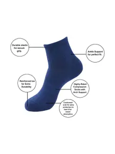 Socksxpress Men Pack of 3 Assorted Ankle-Length Socks