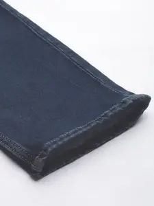 U.S. Polo Assn. Denim Co. Men Navy Blue Slim Fit Mid-Rise Clean Look Stretchable Jeans