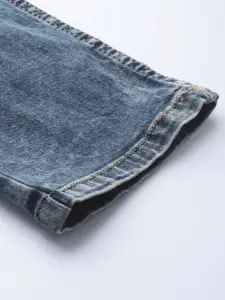 The Roadster Lifestyle Co Men Navy Blue Skinny Fit Light Fade Stretchable Jeans