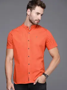 WROGN Men Orange Casual Shirt