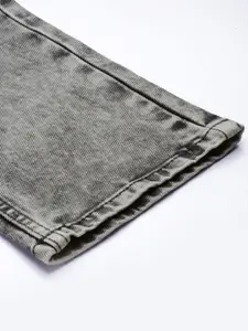 WROGN Men Black Slim Fit Mid-Rise Clean Look Stretchable Jeans