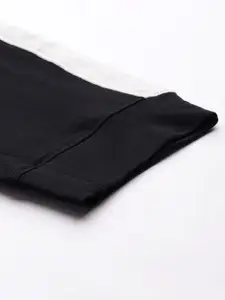 Wildcraft Men Black Solid 13 off active Slim Fit Track Pants With Side Stripes