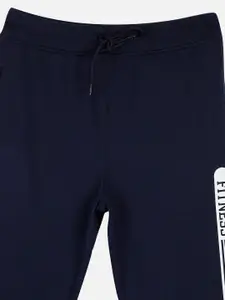 PROTEENS Boys Antiviral & Antibacterial protection Navy Blue Slim-Fit Track Pants
