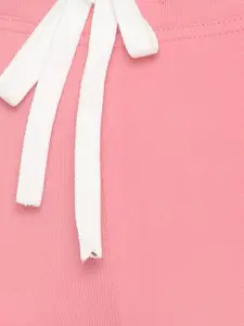 Vami Women Pink Solid Lounge Pants