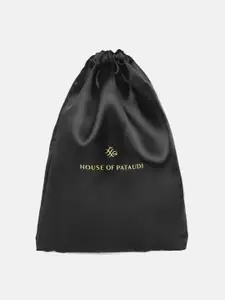 House of Pataudi Men Brown Handcrafted Shoe-Style Sandals