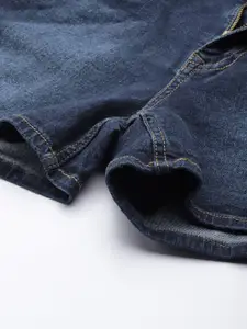 Roadster X DISCOVERY ADVENTURES Women Navy Blue Washed Denim Shorts
