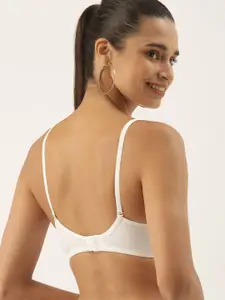DressBerry White Everyday Bra Full Coverage