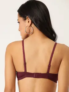 DressBerry Solid Non-Wired Non Padded T-shirt Bra with Side Shaper
