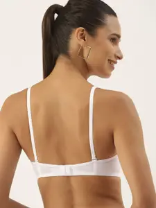 DressBerry White Medium Coverage Padded Everyday Bra LA10-07