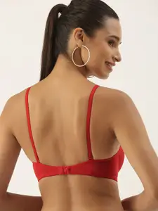 DressBerry Red Medium Coverage Lightly Padded Everyday Bra