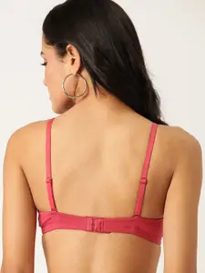 DressBerry Solid Non-Wired Non Padded T-shirt Bra with Side Shaper