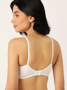 DressBerry White Solid Non-Wired Non Padded Everyday Bra 9090-04