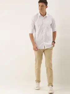 INVICTUS Men Easy Care White Sustainable Formal Shirt