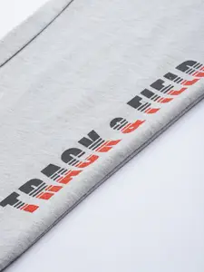 Alcis Men Grey Melange Solid Joggers