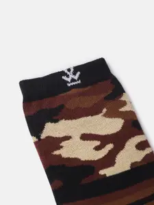 WROGN Men Set of 3 Patterned Calf-Length Socks