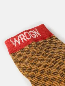 WROGN Men Pack of 3 Patterned Above Ankle Length Socks