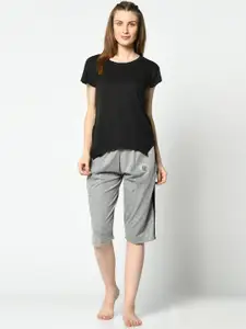 MACK JONNEY Women Pack of 2 Solid Lounge Shorts