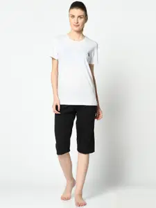 MACK JONNEY Women Pack of 2 Solid Lounge Pants