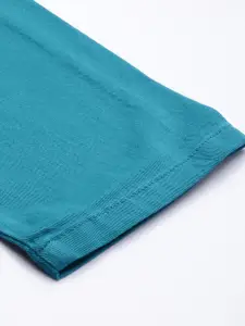 Roadster Men Teal Blue Chinos Trousers