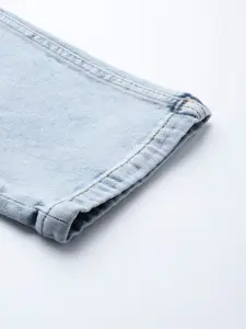 Roadster Men Blue Heavy Fade Carrot Fit Stretchable Jeans