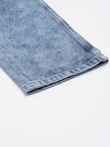 Roadster Men Blue Skinny Fit Acid Wash Stretchable Jeans