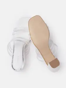 CORSICA Transparent Solid Block Heels