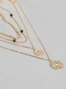 justpeachy Gold-Plated Layered Necklace