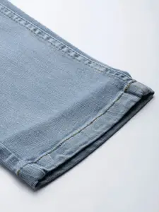 PARIS HAMILTON Women Blue Solid Slim Fit High-Rise Stretchable Jeans