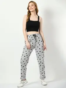 BAESD Women Pack Of 2 Printed Cotton Lounge Pants